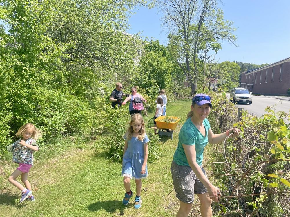 Outdoor Classroom Clean Up