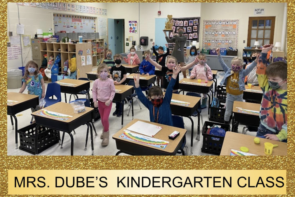 Mrs. Dube's Kindergarten Class Golden Group Award