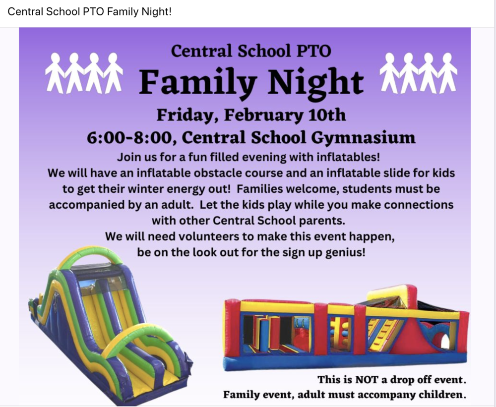 Central School's Family Night