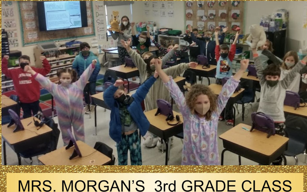 Mrs. Morgan's 3rd Grade Class Awarded the Golden Group for the Week!