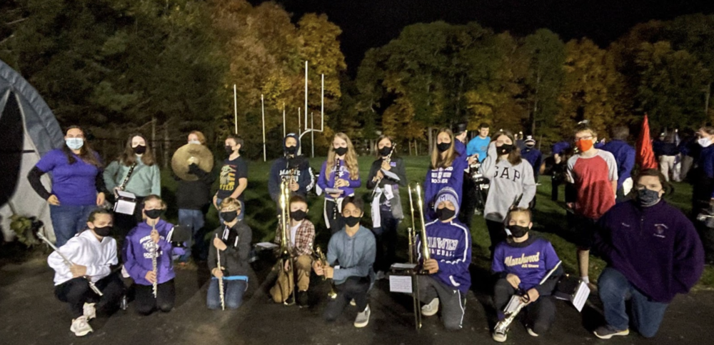 Marshwood Middle School Band Plays at the October 15th Football Game