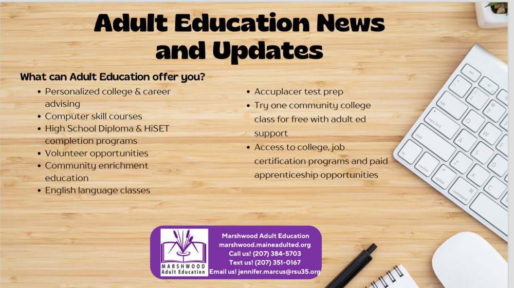 Adult Education News and Updates