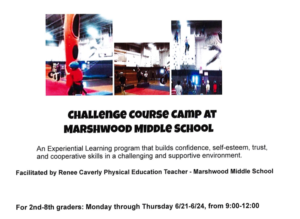 Challenge Course Camp Flyer