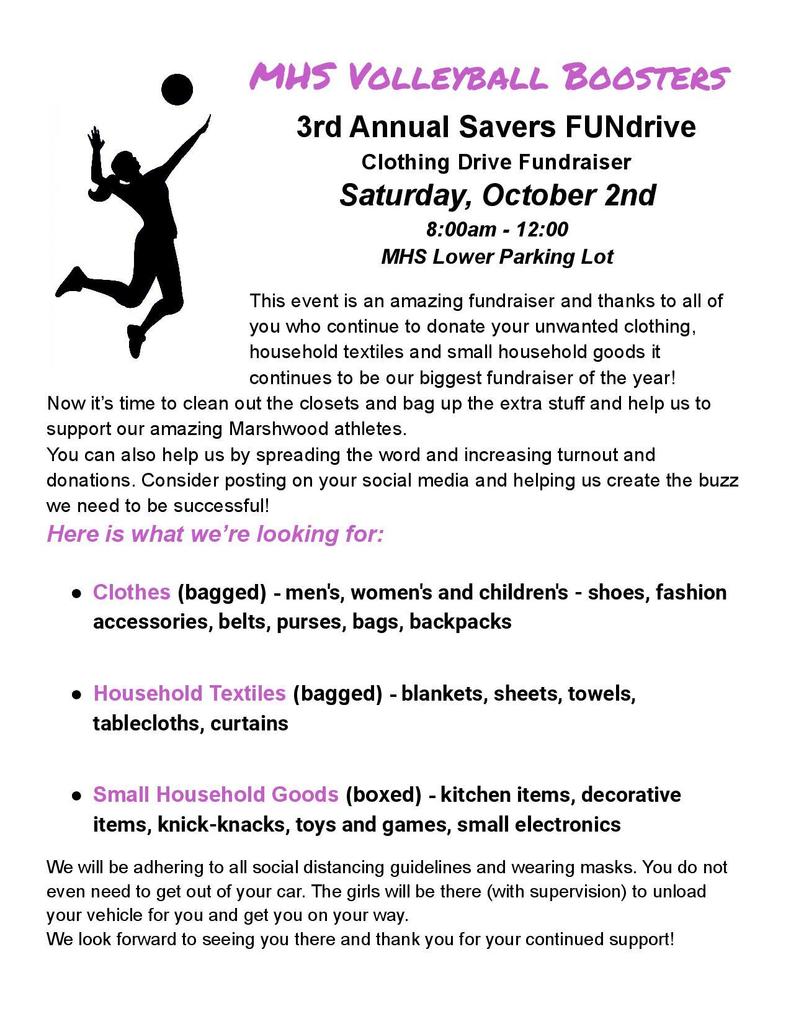 MHS Volleyball Fundraiser