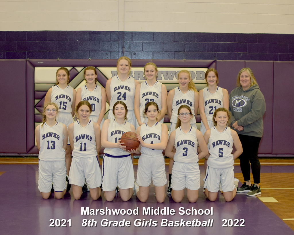 8th grade girls basketball team