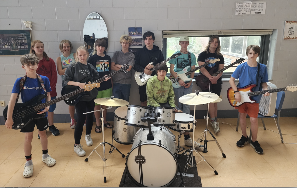 MMS Rock Band rolls into Strawberry Festival 