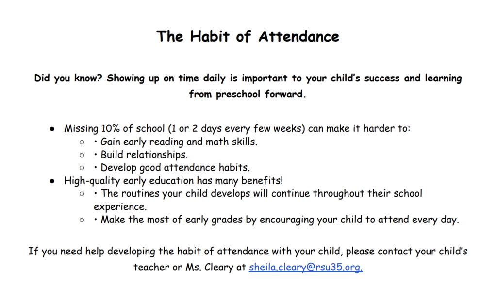 Habit of Attendance